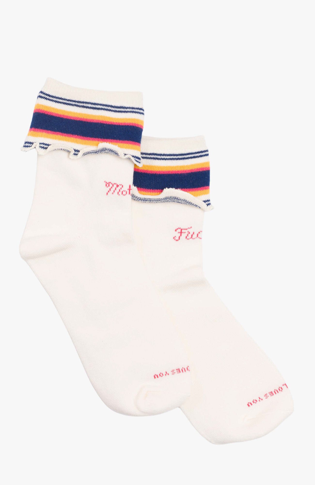 THE FOLD PLEASE IN THE LINES SOCKS