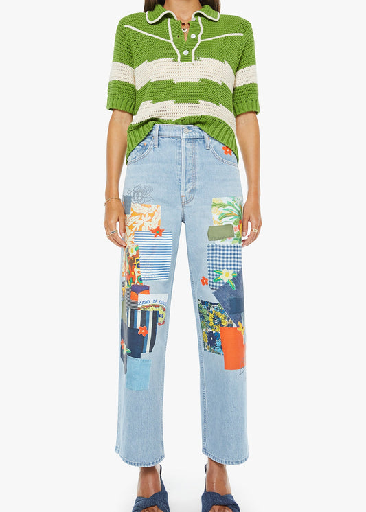 The S/S Raquette | Cowboys In India Polo Top by MOTHER - view 1