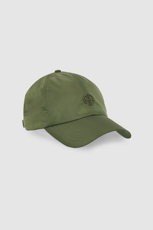 Jeremy Baseball Cap Ab Nylon In Army Green by ANINE BING - view 2
