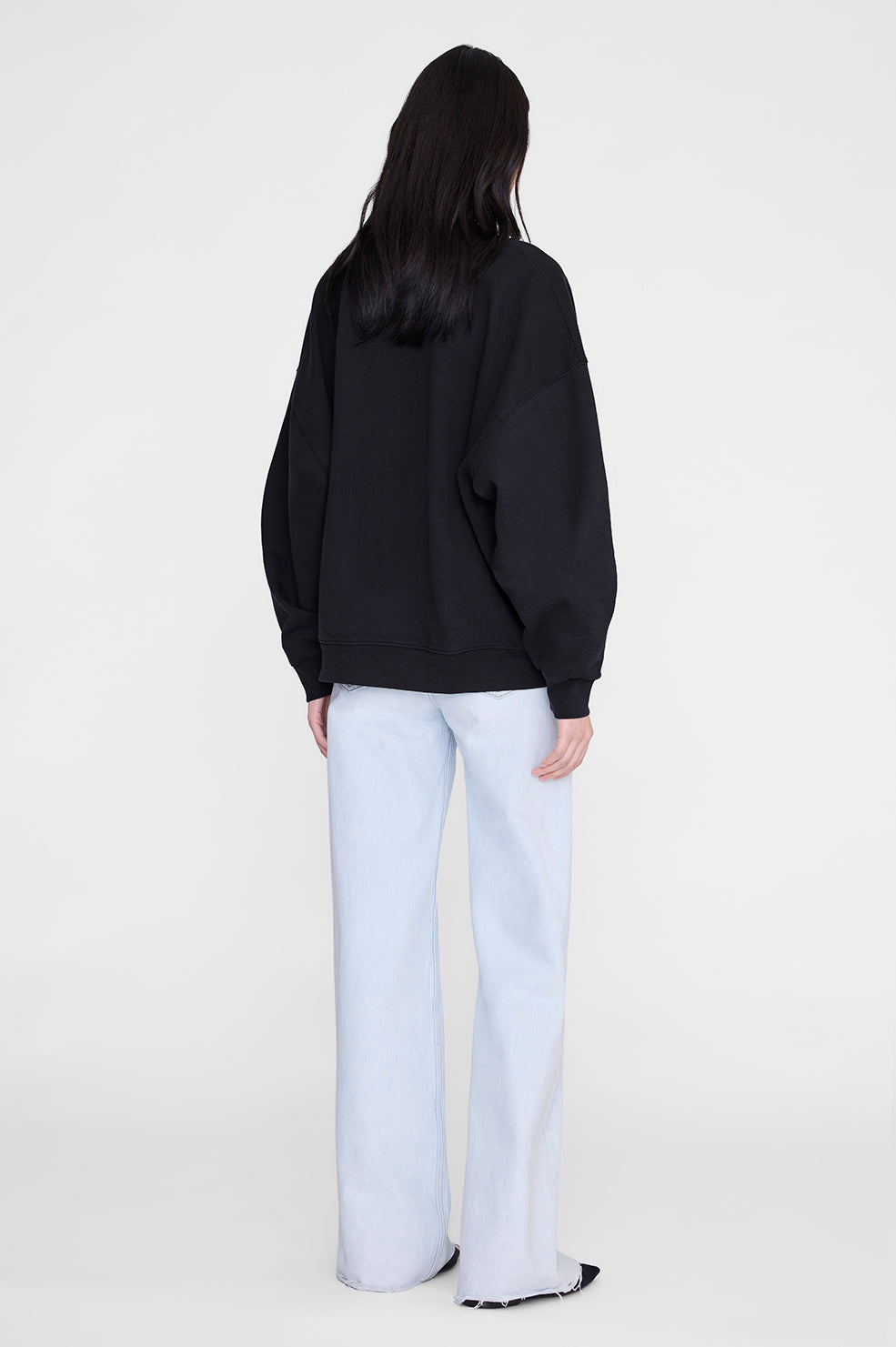 MILES SWEATSHIRT COLLEGIATE VINTAGE BLACK