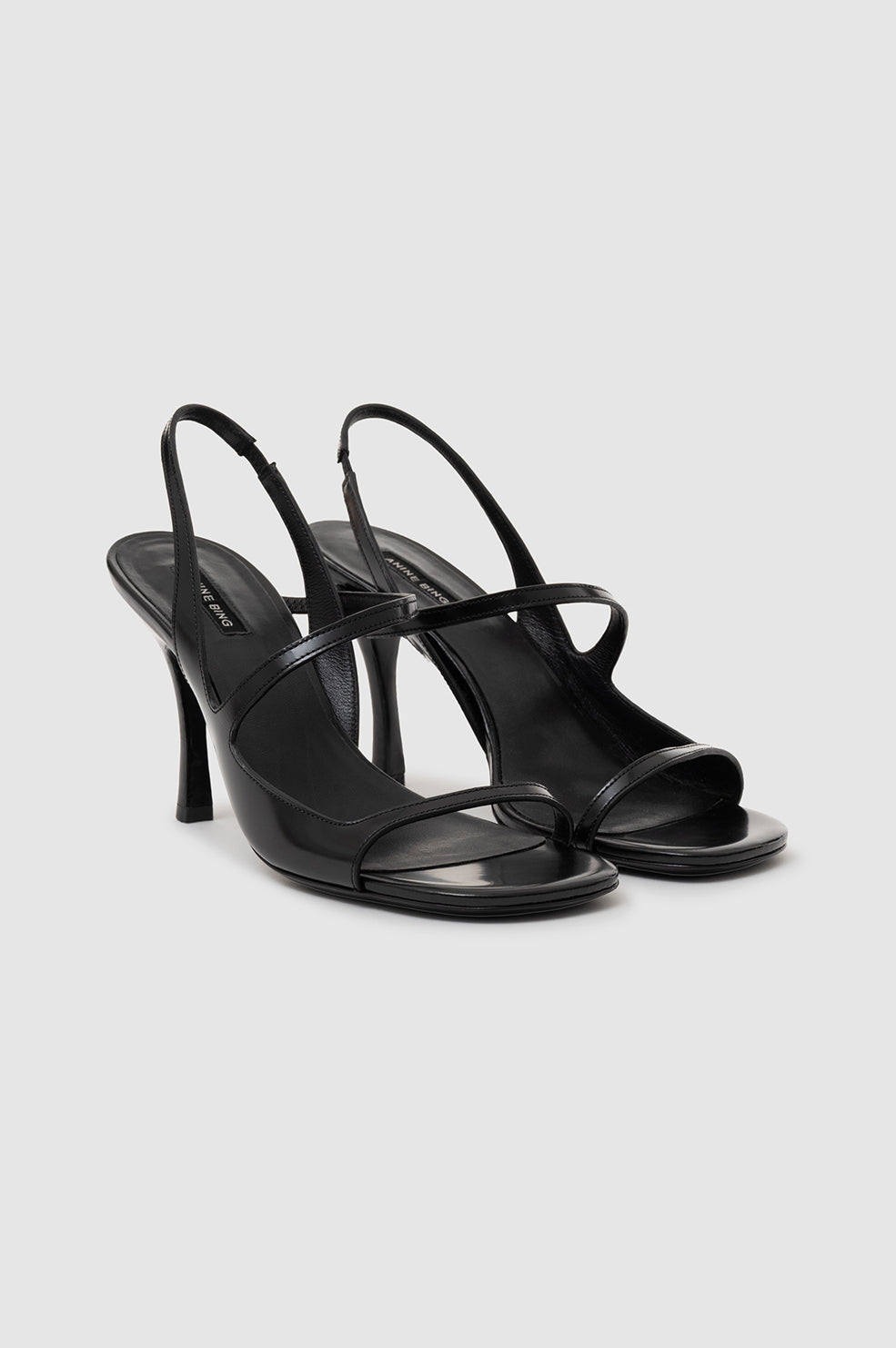 IVA SMOOTH BLACK SANDAL