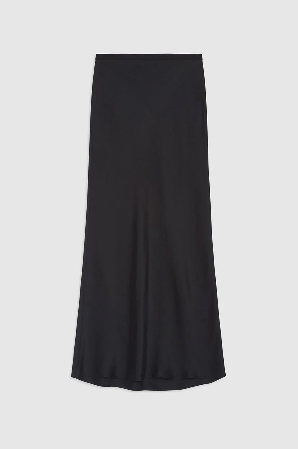 BAR SILK SKIRT - BLACK