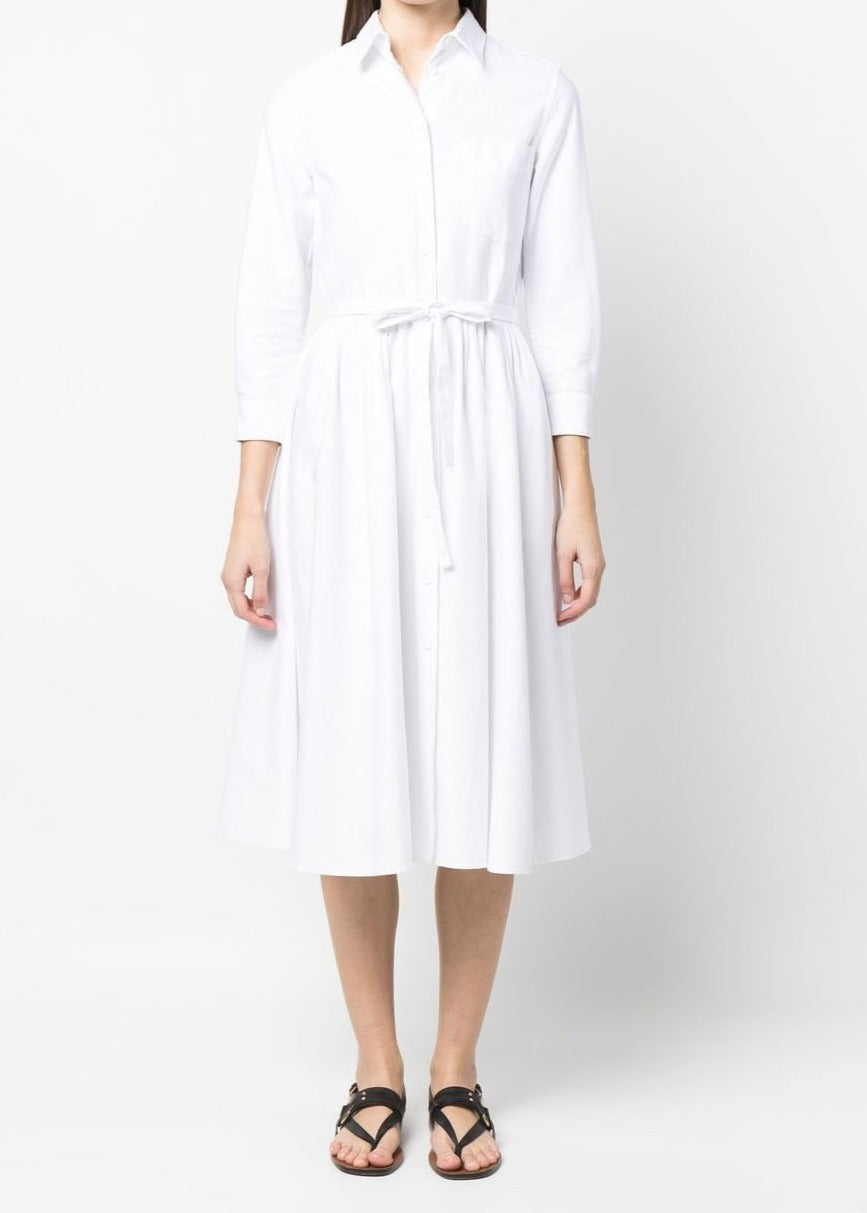Classic Linen Shirt Dress w self tie by ASPESI – Moya Sydney