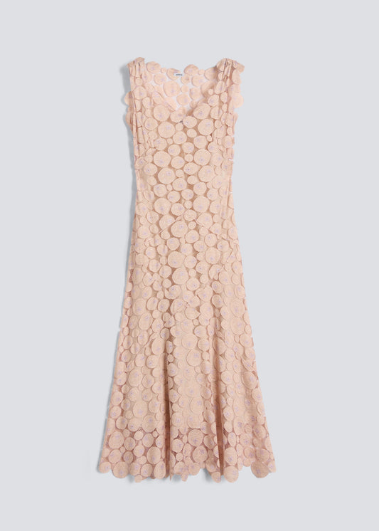 Woven Dot Lace Maxi Dress Mod. 2990 by ASPESI - view 1