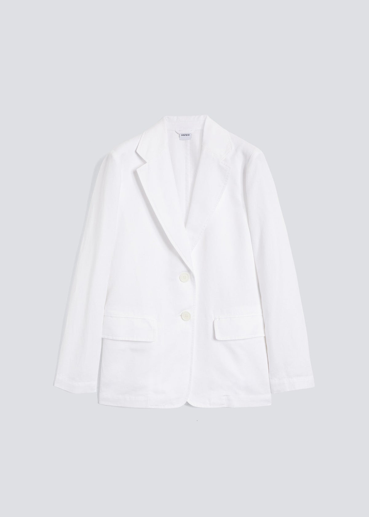Single-Breasted Cotton & Linen Blazer Mod. 0968 by ASPESI - view 1