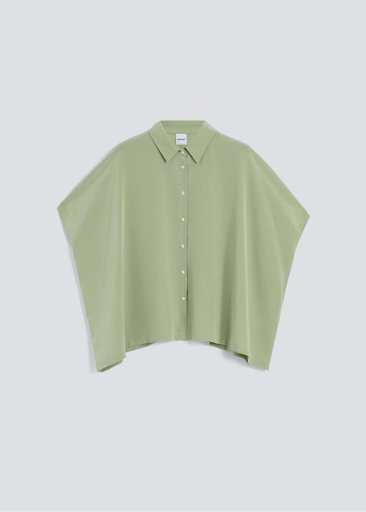Fluid Silk Short-Sleeve Shirt Mod. 5451 by ASPESI - view 1