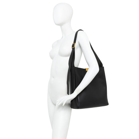 JO SHOULDER BAG W METAL CLOSURE BAG NERO