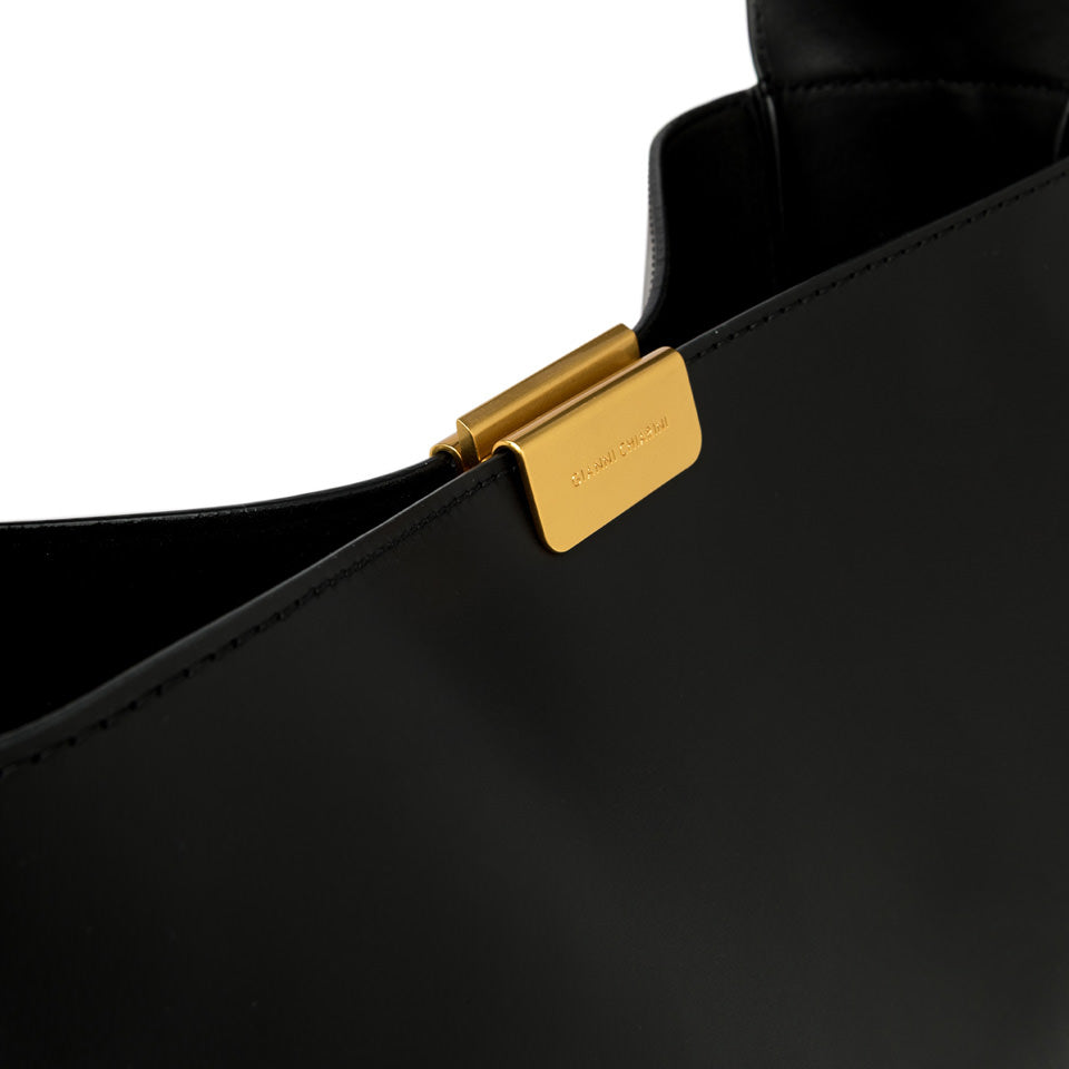 JO SHOULDER BAG W METAL CLOSURE BAG NERO