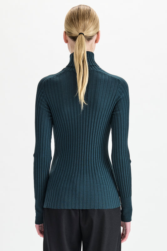 RIBBED KNIT TURTLENECK OCTANIUM
