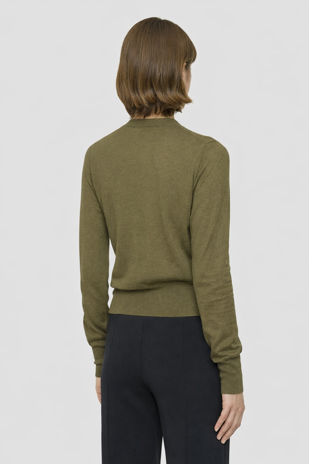 CARDIGAN CASHAIR PALM LEAF