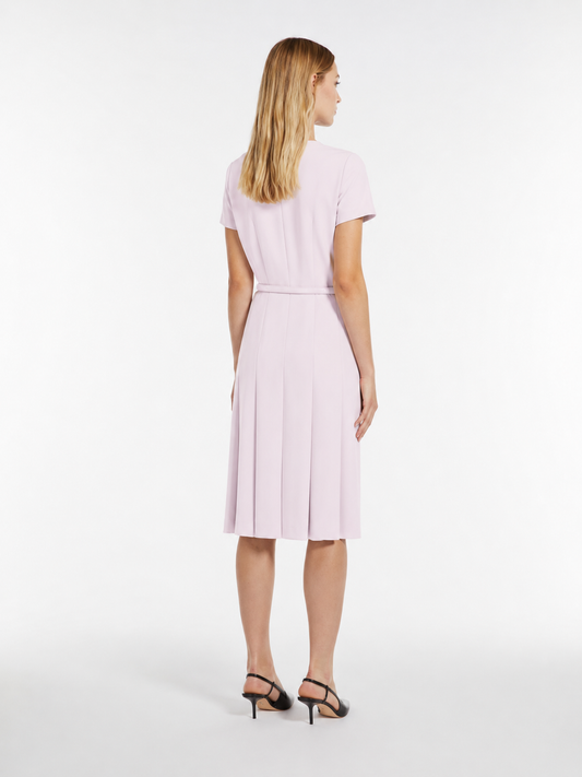 PAPAIA STRIPE INSERT DRESS