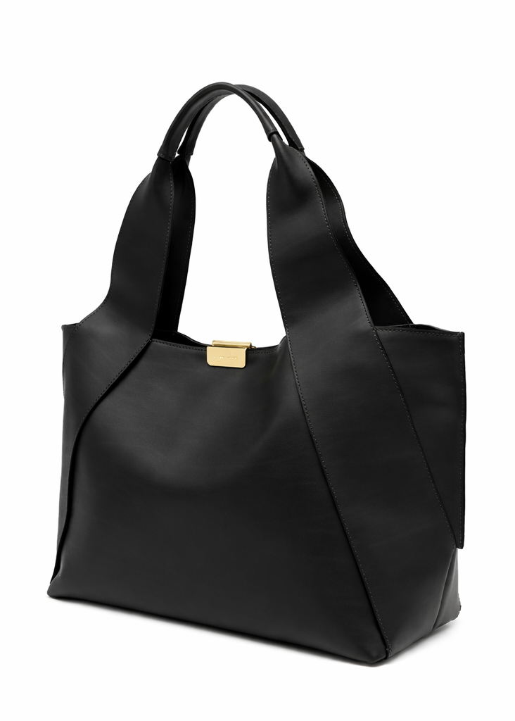 Vivi Leather Bag Nero by Gianni Chiarini at MOYA - view 1