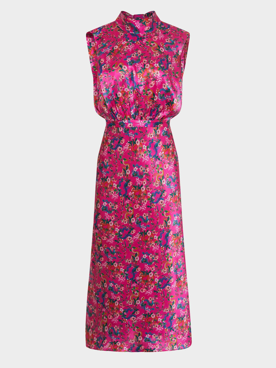 FLEUR MIDI DRESS BLOSSOM PINK