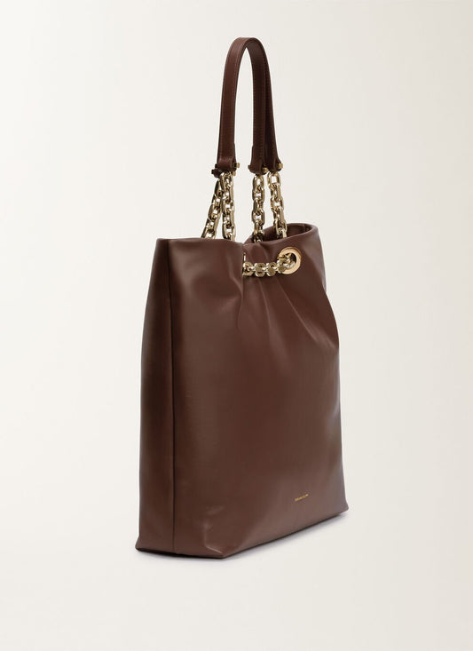 NAPPA LEATHER EYELET SHOPPER