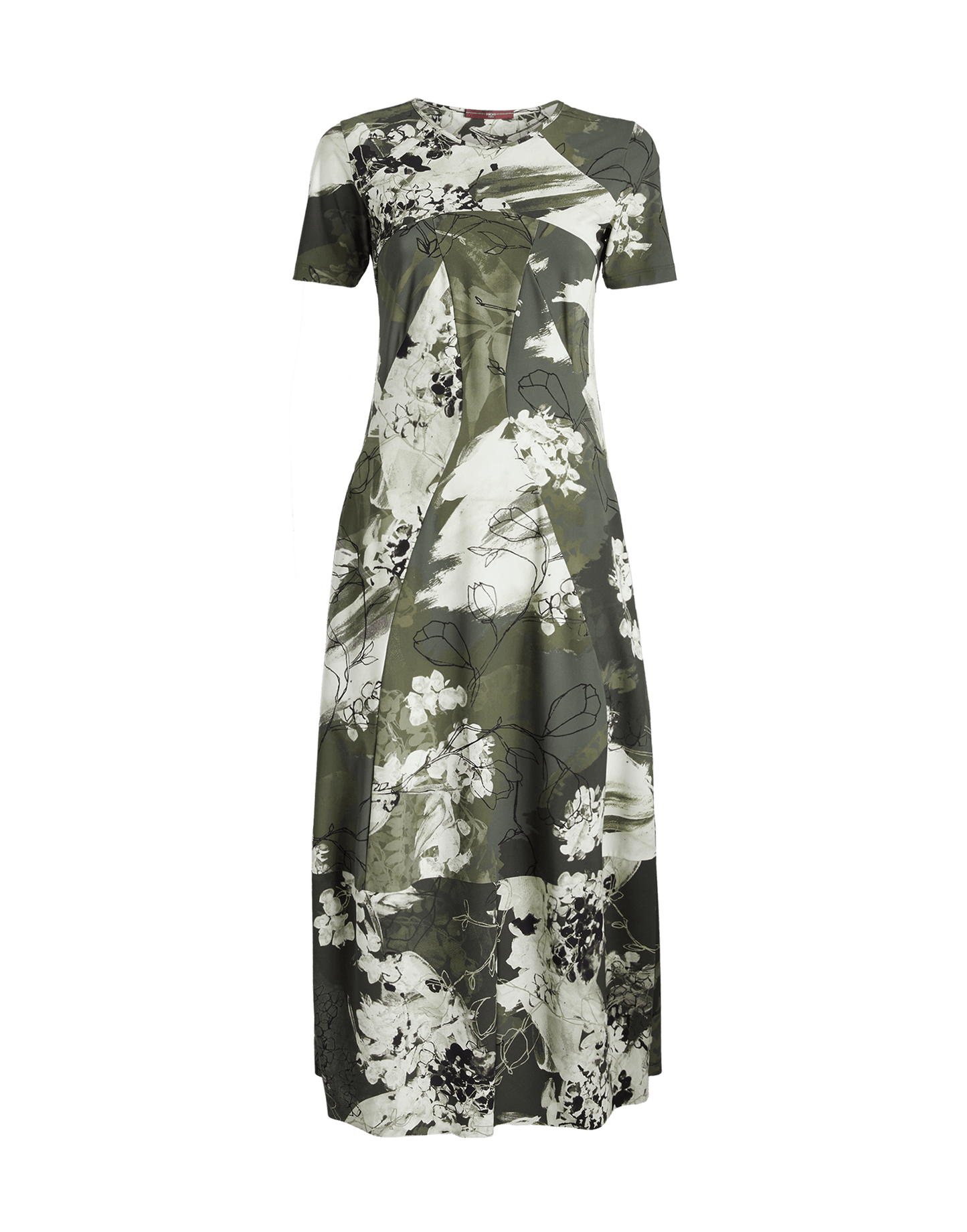 MESMERIZE DRESS IN KHAKI FLORAL