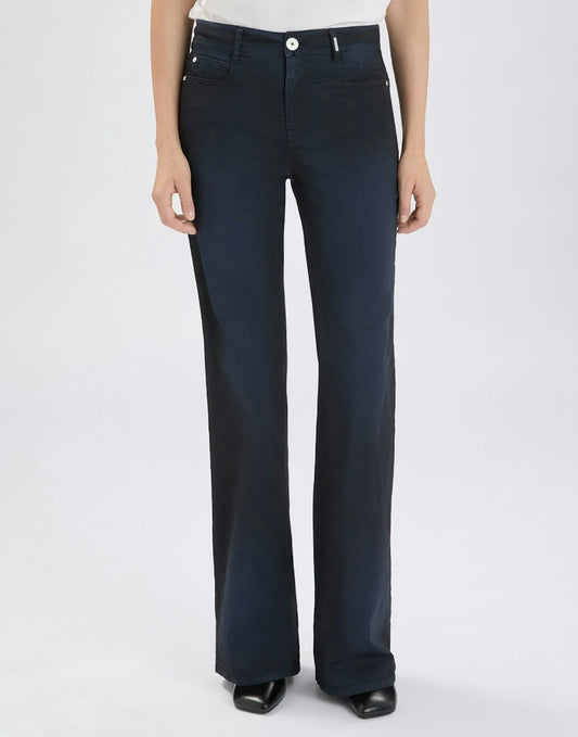 SHORTER COATED COTTON PANTS