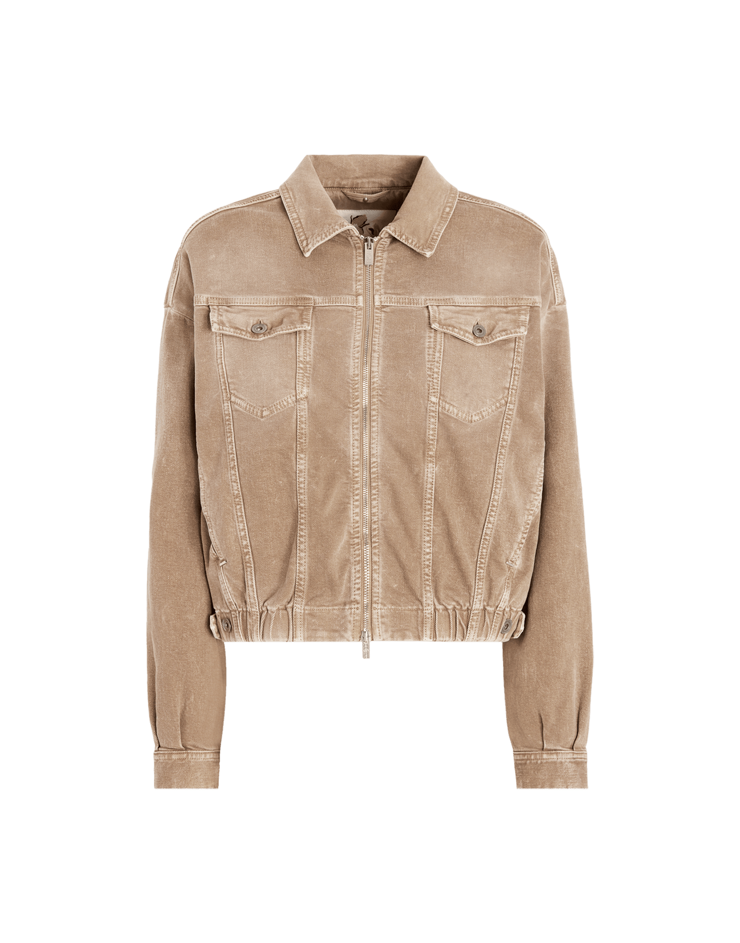 COMPACT DENIM BOMBER JACKET