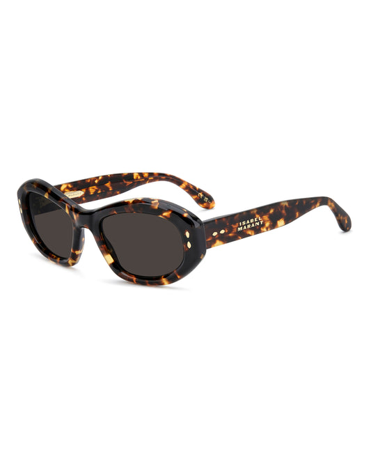 ROUND VOLUME TORTOISESHELL SUNGLASSES