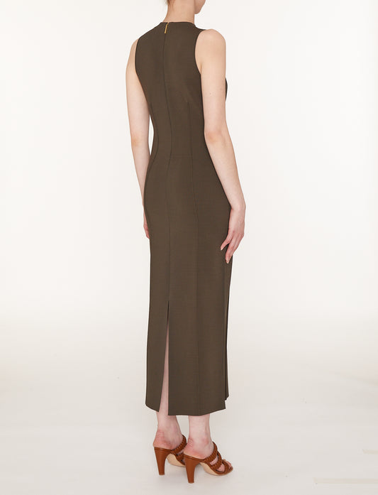 MILLE SLEEVELESS MILANO COLUMN DRESS