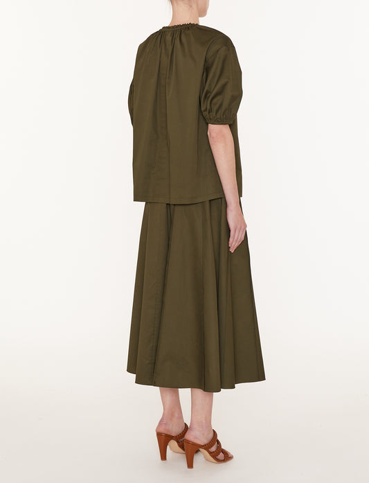 NADOR COTTON SATEEN TOP