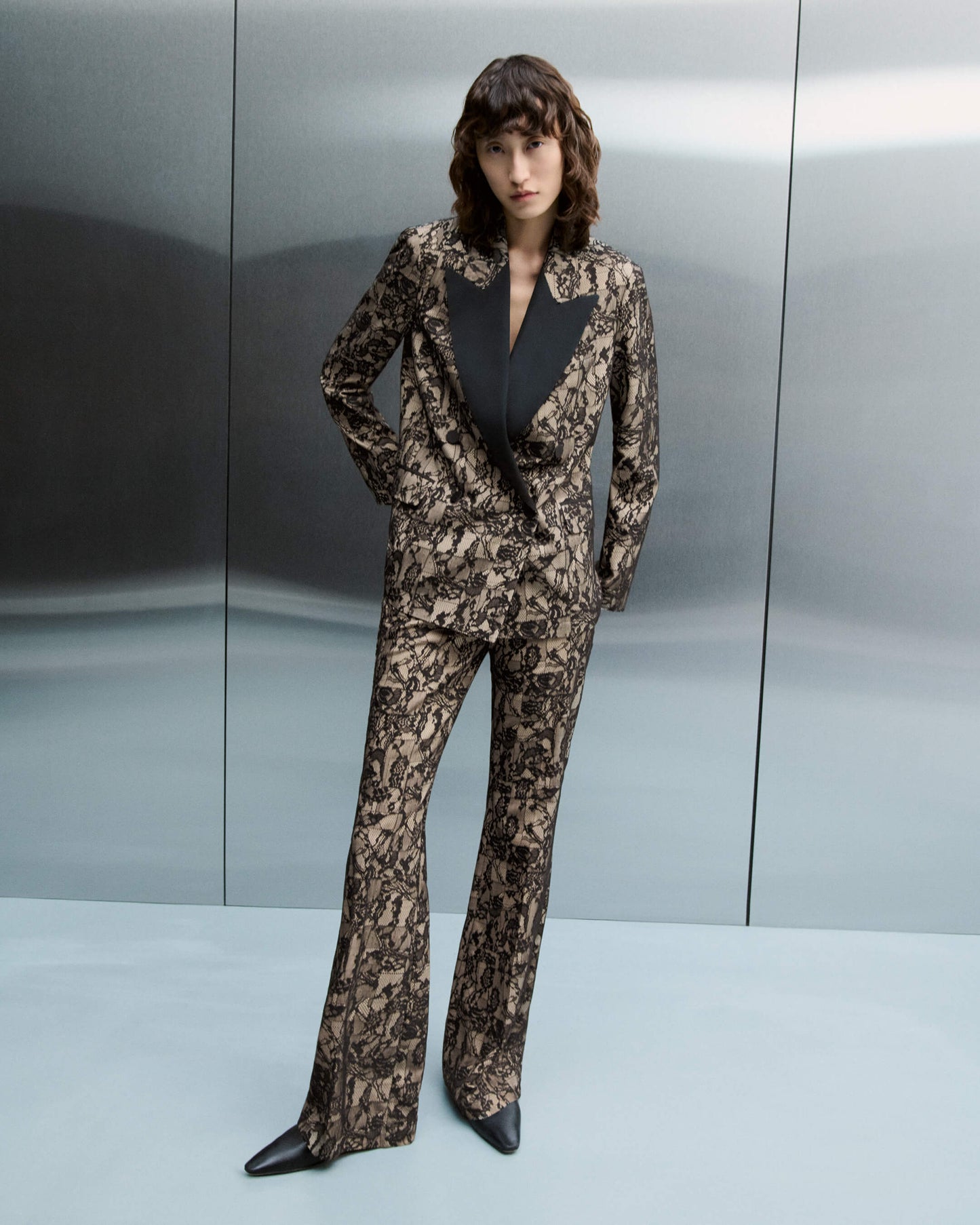 TOKYO PANT WITH PATCHWORK LACE