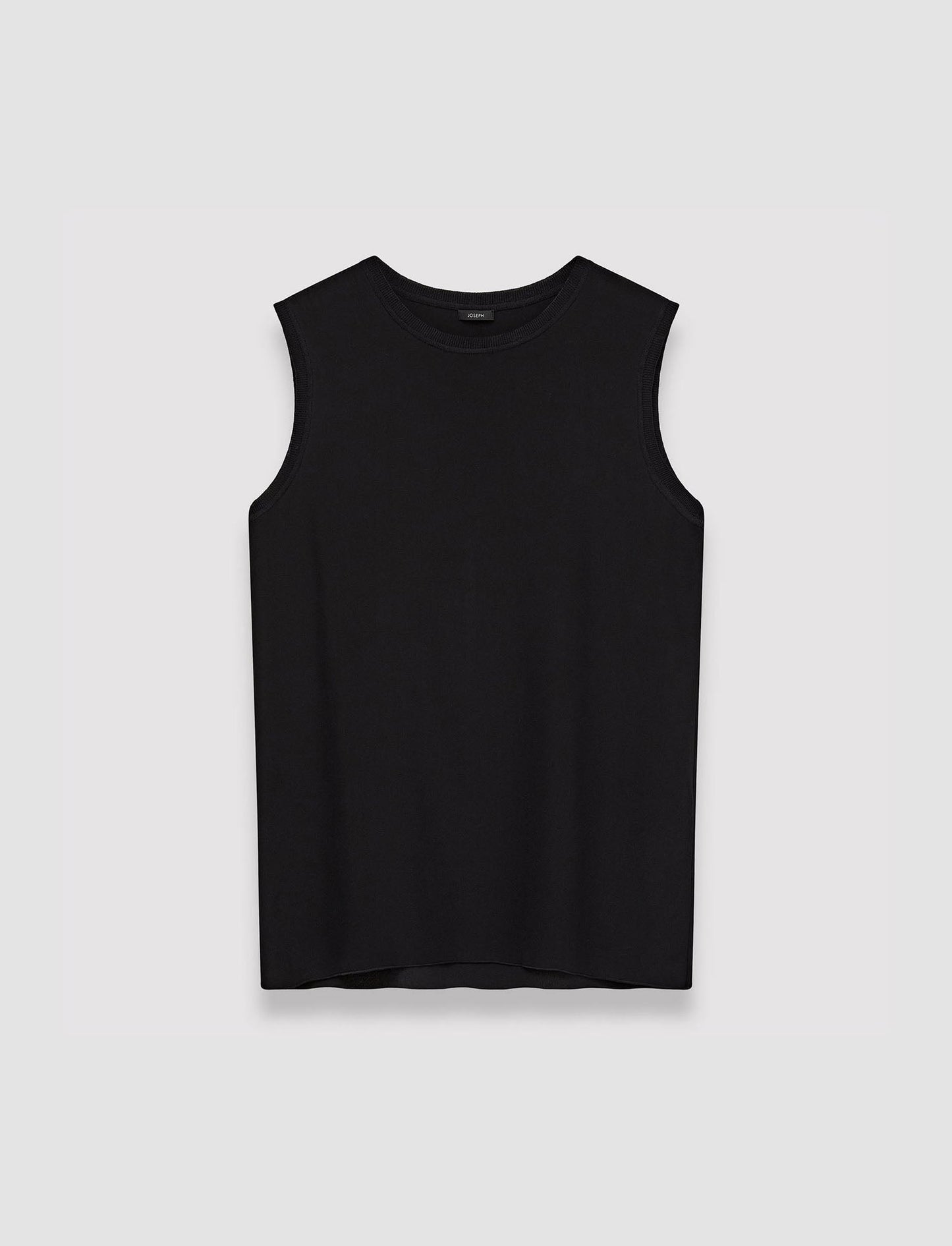 NEW BLEY TOP CREPE DE SOIE BLACK