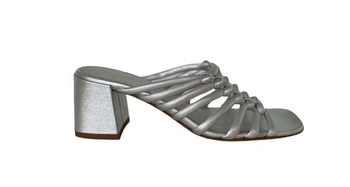 UTEDAL KNOTTED MIDI MULE W SQUARE HEEL