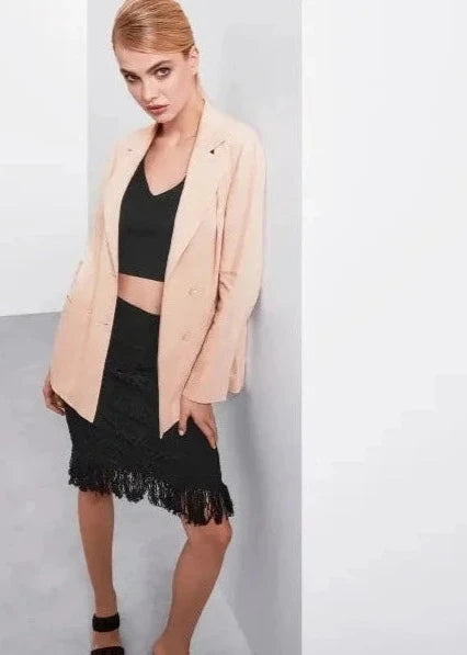 SKIRT MADE FROM CROCHET LACE