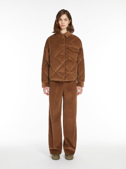 MEANA WATER REPELLENT VELVET PADDED JACKET