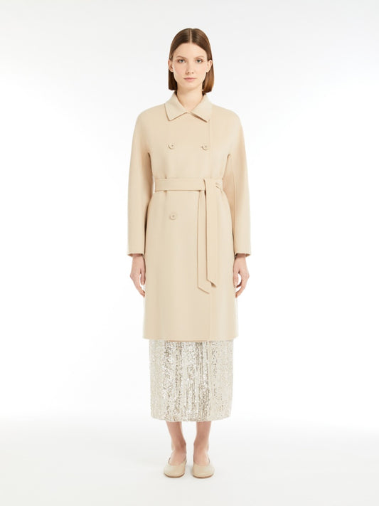 AVENUE DOUBLE BREASTED WOOL COAT
