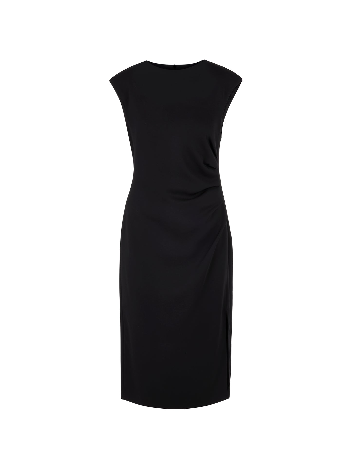 ASYMMETRICAL V- NECK DRESS