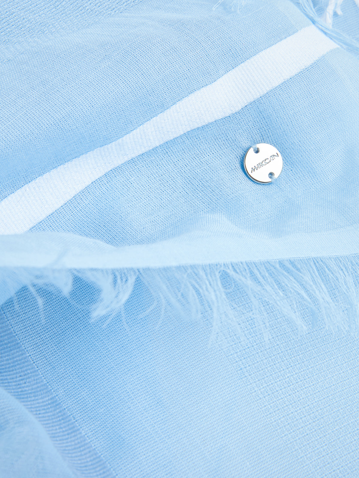 COTTON SCARF W FRINGES