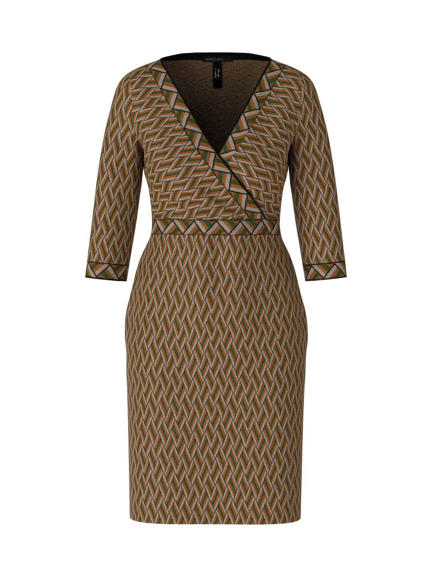 KNITTED DRESS IN JACQUARD WOVEN PATTERN