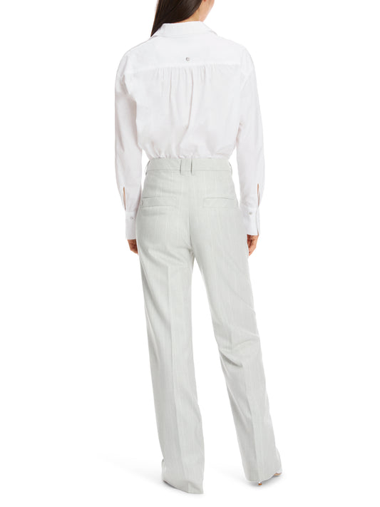 COTTON OVERSIZED BLOUSE IN BODY SUIT