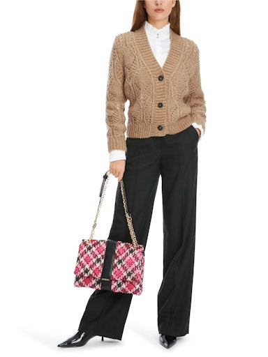 CHUNKY CABLE KNIT CARDIGAN