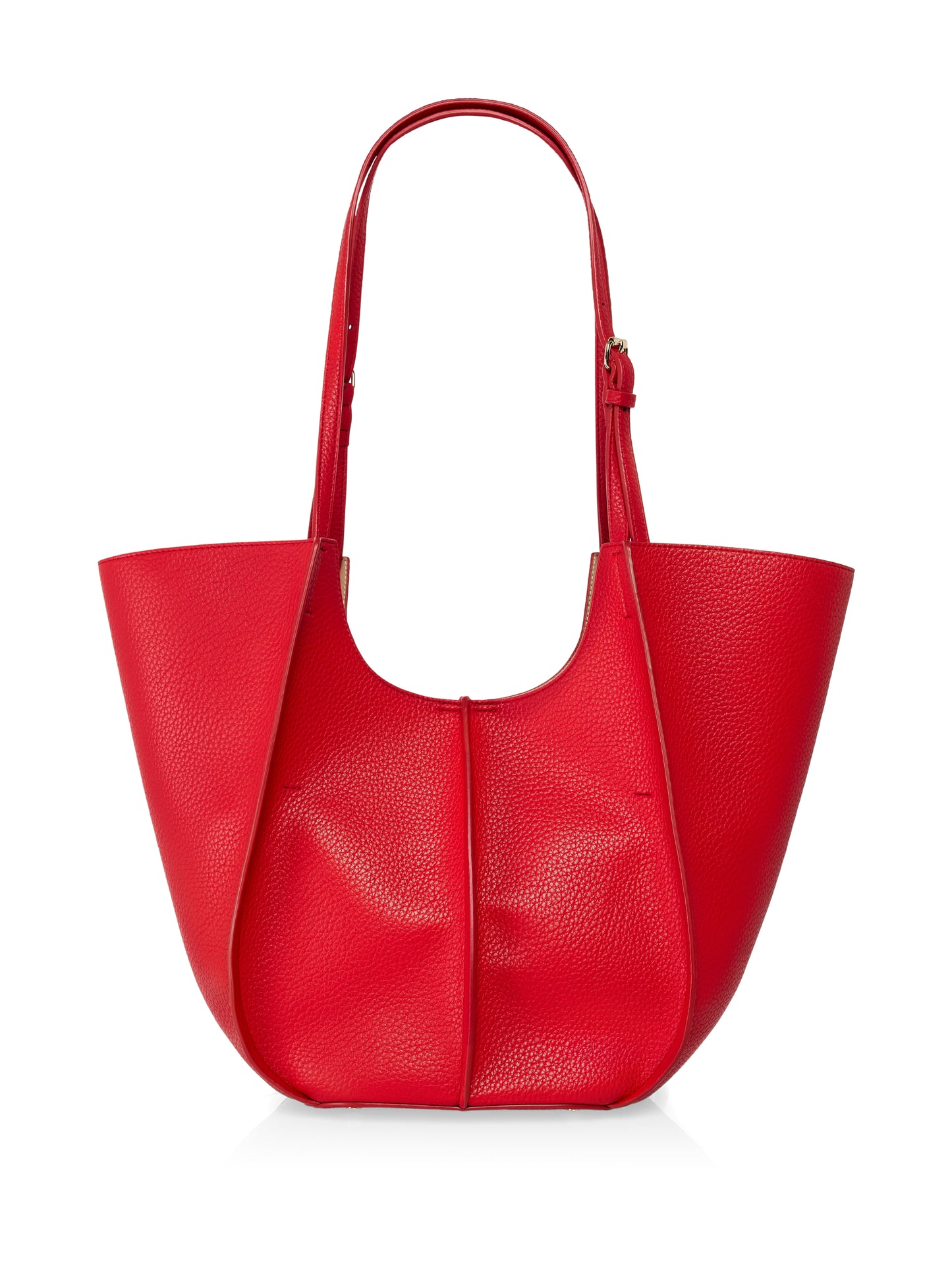 DOUBLE HANDLE SHOPPER BAG RED