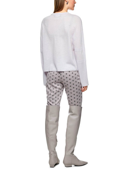 CREW CASUAL CASHMERE SWEATER SOFT LAVENDER