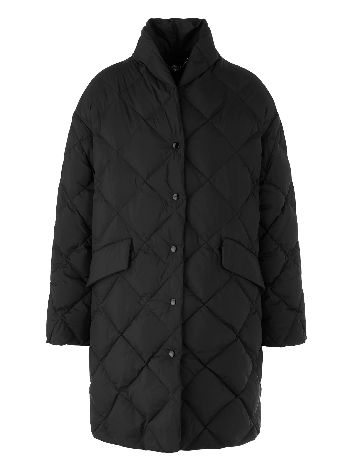 REVERSIBLE PADDED PUFFA COAT BLACK