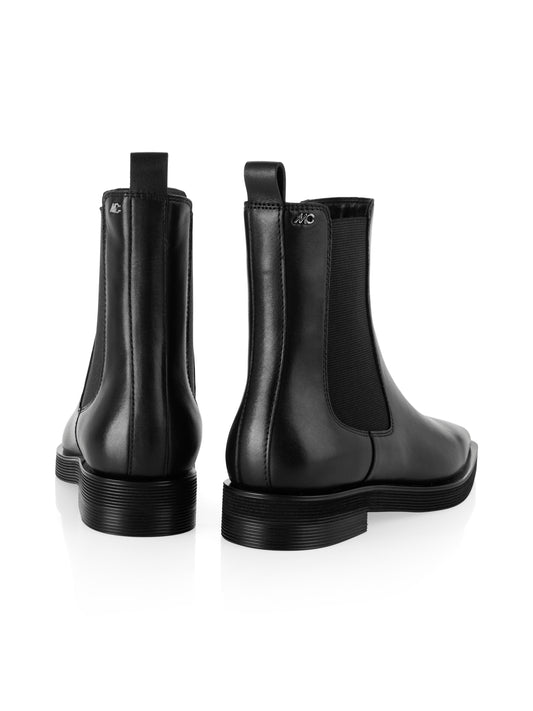 CALF LEATHER CHELSEA ANKLE BOOTS