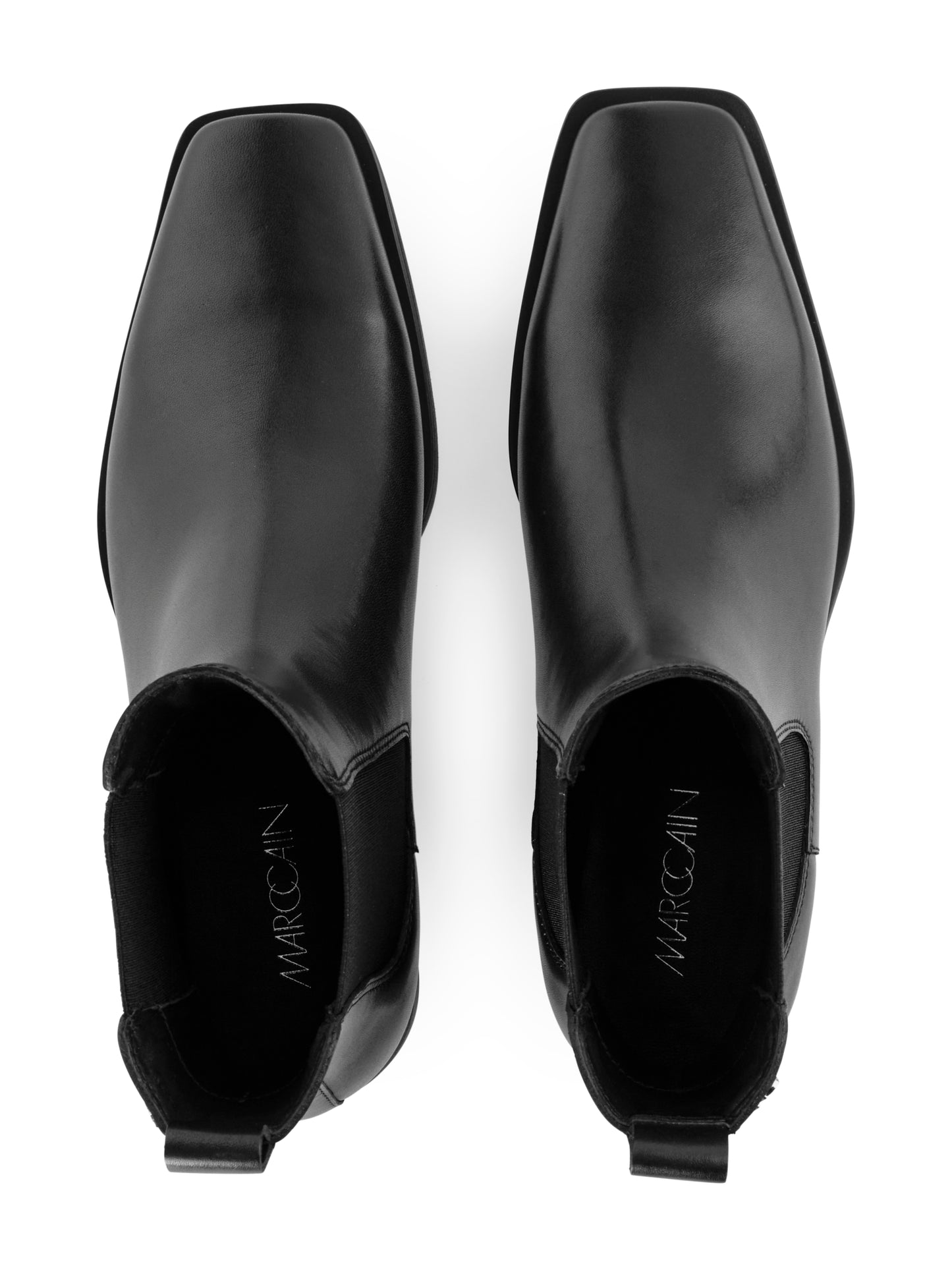 CALF LEATHER CHELSEA ANKLE BOOTS