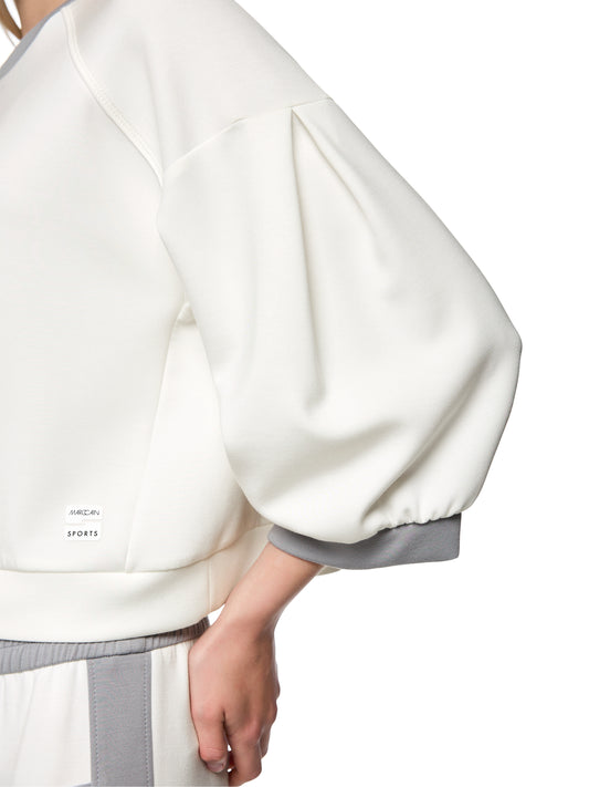 CREWNECK 3/4 SLEEVE SWEATSHIRTS OFF-WHITE