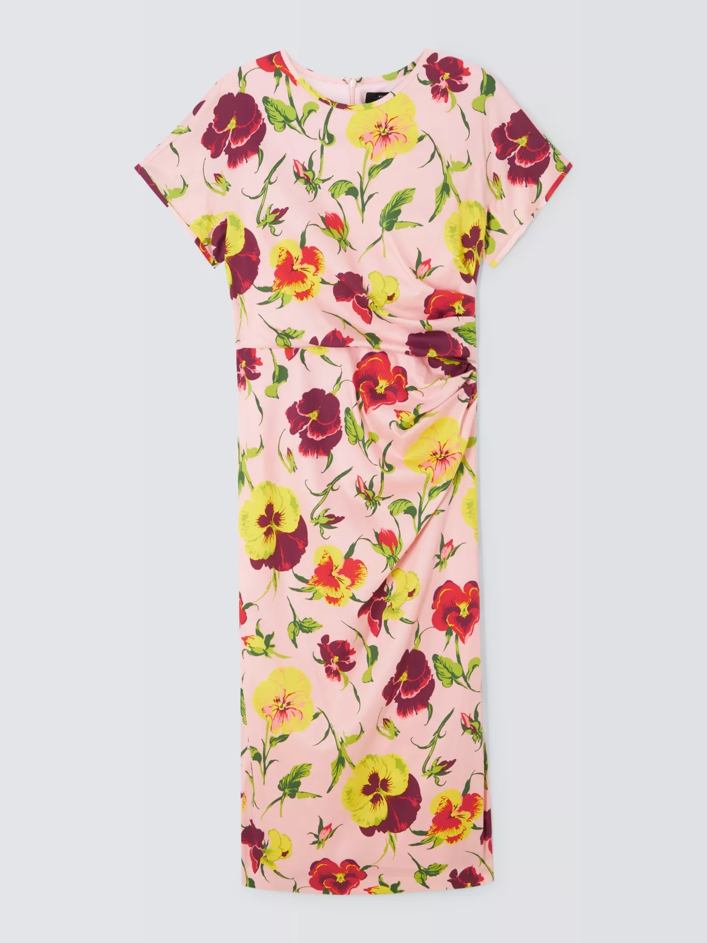 KIM PANSY FLORAL PRINT DRESSS