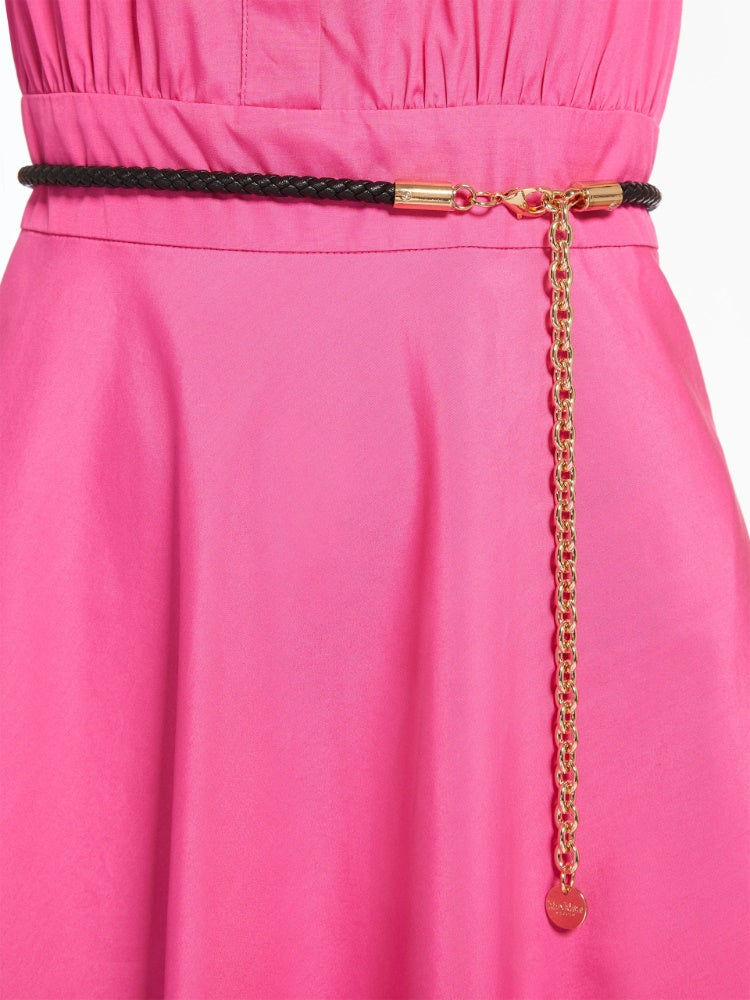 ADEPTO S/L POLO DRESS W FULL SKIRT