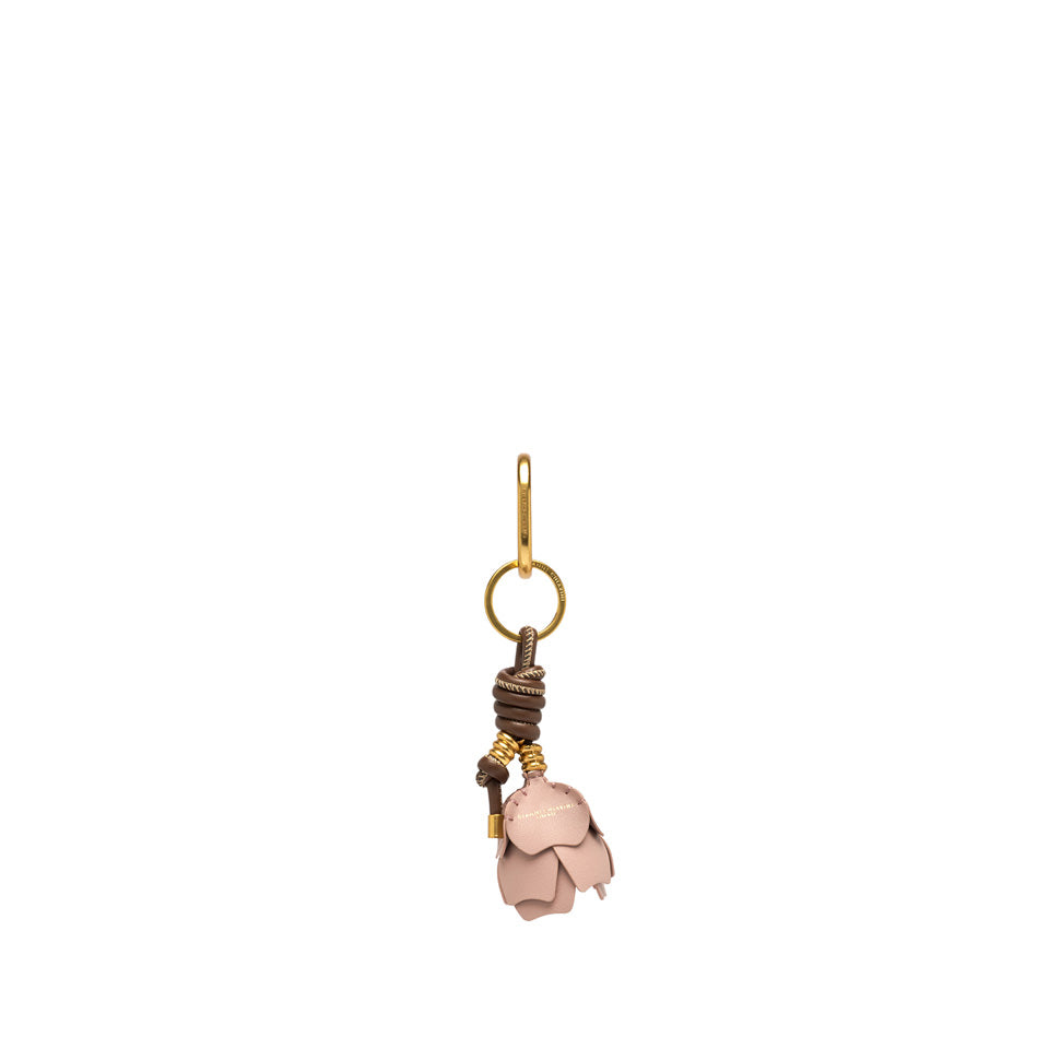 Charm Desert Flower Key Chain Pink Salt by Gianni Chiarini - exclusive to MOYA