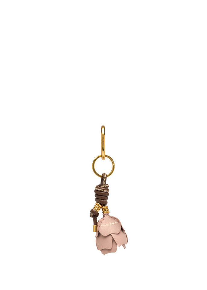 Charm Desert Flower Key Chain Pink Salt by Gianni Chiarini - exclusive to MOYA