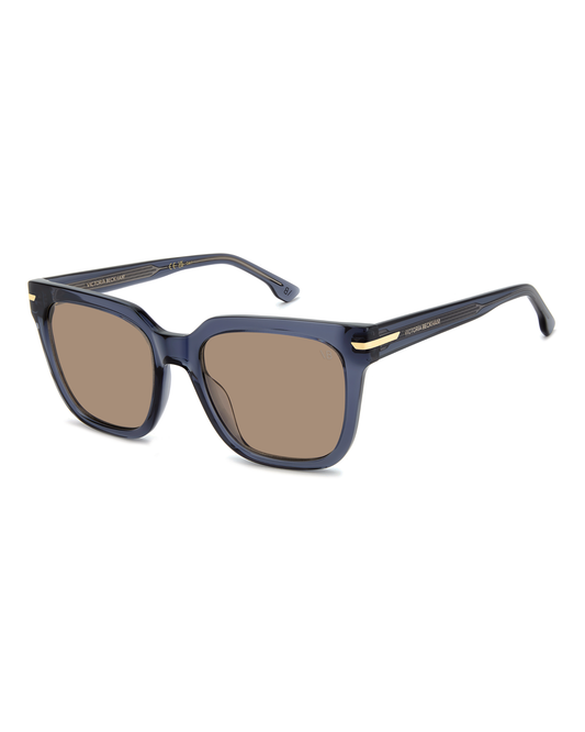RECTANGLE TRANSPARENT BLUE SUNGLASSES