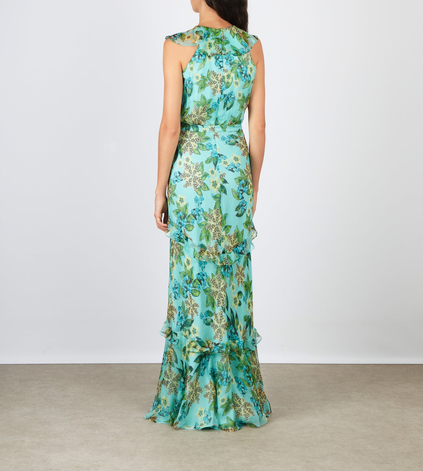 RITA DRESS FIORI MINT