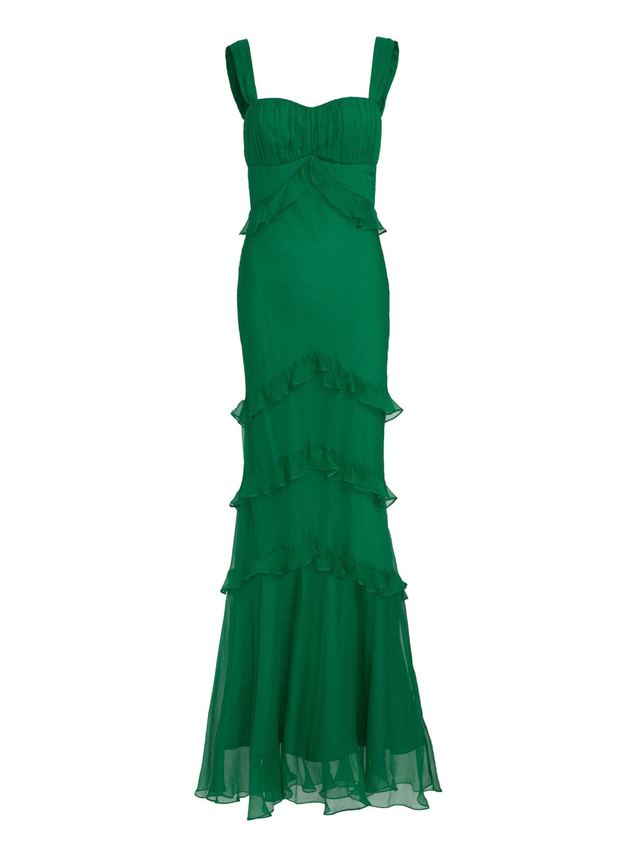 Chandra Dress Emerald Green