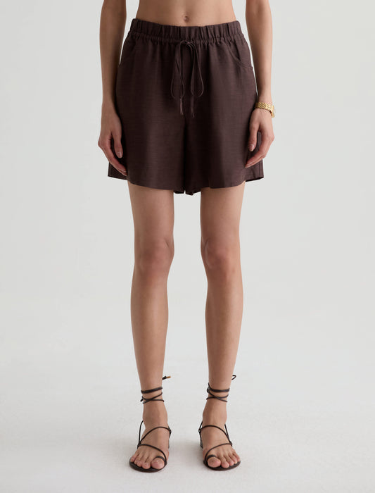 Century Cinched Short In Oak Barrel by AG Jeans - view 2