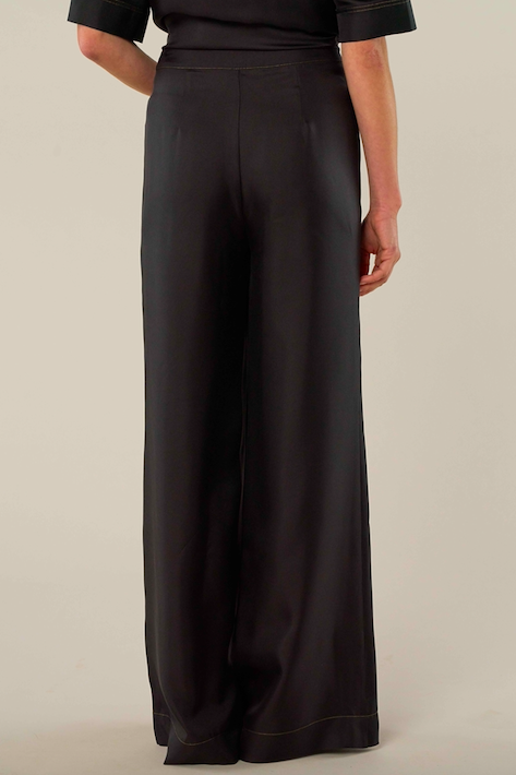 La Prestic Ouiston Giudecca silk pant in black